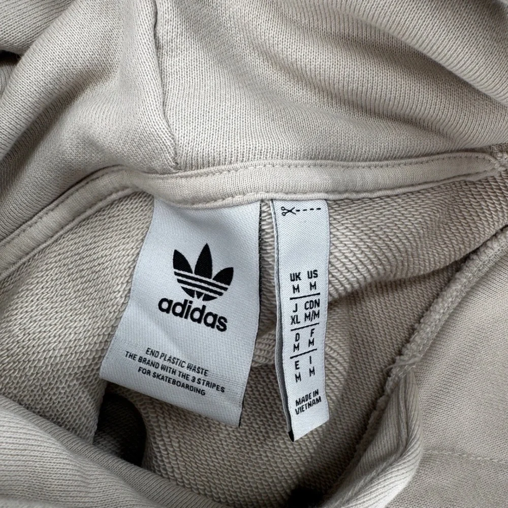 Adidas Originals Skateboarding Hoodie Beige Tan HK9899 Mens Medium